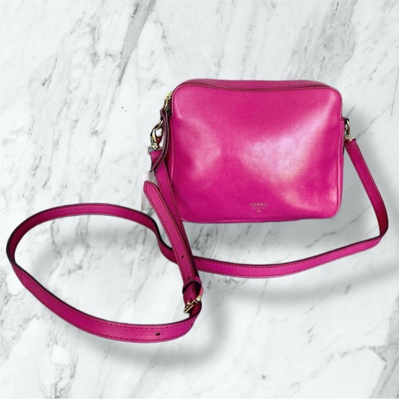 NEW FOSSIL Pink  Sydney Crossbody - Picture 2 of 14